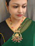 Premium Gold Finish Necklace Set chandbali