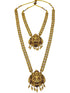 Antique Premium Gold finish Laxmi necklace Combo set