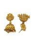 Antique Gold Plated Long Laxmi engraved Necklace Set