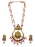 Premium Gold Finish Necklace Set chandbali