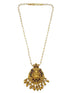 Gold Plated Long Temple design Necklace Set