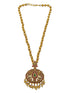 Gold Plated Long Temple design Necklace Set