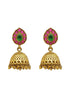 Gold Plated Long Temple design Necklace Set