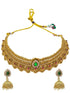 Gold Plated Choker Necklace Set multicolor