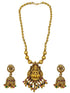 Gold Plated Long Temple design Necklace Set