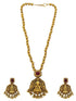 Gold Plated Long Temple design Necklace Set