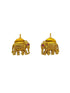 Gold Plated short elephant motif  Necklace Set