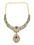 Premium Quality Short necklace set with interchangeable cz stones Stones