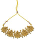 Gold Plated Reversible Short Necklace Set