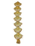 Gold plated AD stone studded Hair Jada Hair Clip