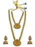 Antique Premium Gold finish Laxmi necklace Combo set