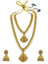 Matt Premium Gold finish necklace Combo set 20783n