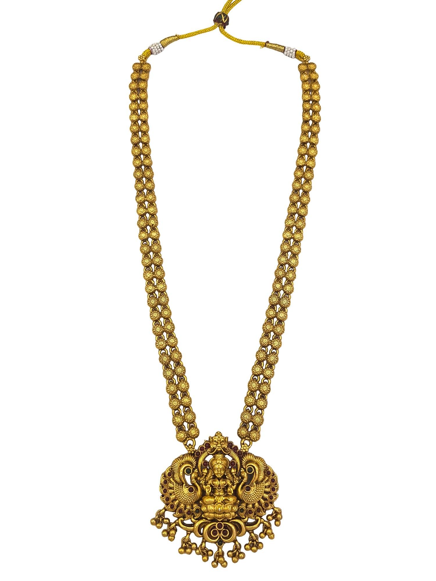 Gold Plated Long Necklace Set