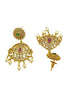 Gold Plated Bridal Polki Short Necklace Set