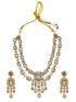 Gold Plated Premium Layered Bridal CZ Necklace Set