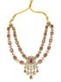 Gold Plated Premium Layered Bridal CZ Necklace Set