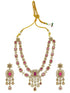 Gold Plated Premium Layered Bridal CZ Necklace Set