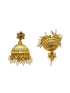 Gold Plated Long Temple design Necklace Set