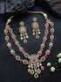 Gold Plated Premium Layered Bridal CZ Necklace Set