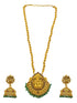 Premium Gold Plated Temple design Pendant Set