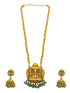 Premium Gold Plated Temple design Pendant Set