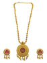 Premium Gold Plated Ball Design Pendant Set