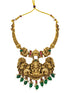 Gold plated Multicolor with pearl Necklace Set