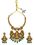 Gold plated Multicolor with pearl Necklace Set