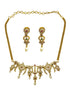 Gold Plated Temple Design short necklace