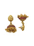 Premium Gold Plated Long Laxmi Necklace Set