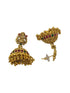 Gold Plated Long Necklace Set with Laxmi