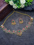 Gold Plated choker Necklace Set Kerala Style