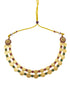 Premium Gold Finish Coin Laxmi Necklace Set