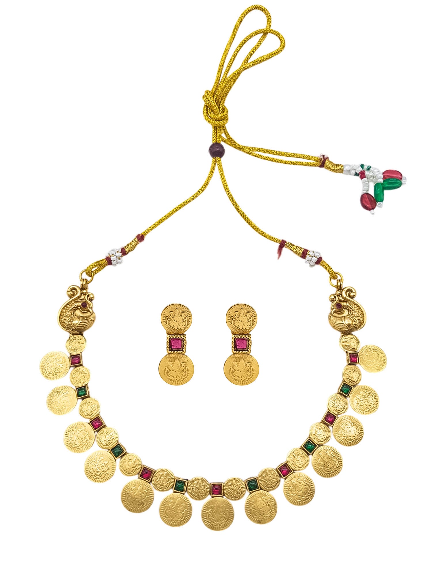 Gold Plated Necklace Set in kerala style