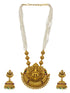 Gold Plated Necklace Set in Pearl stones