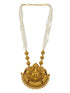 Gold Plated Necklace Set in Pearl stones