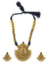 Gold Plated Necklace Set in Silk thread