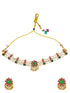 Gold Plated choker Necklace Set Kerala Style