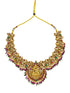 Antique Premium Gold finish Laxmi necklace Combo set