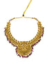 Antique Premium Gold finish Laxmi necklace Combo set