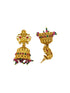 Antique Premium Gold finish Laxmi necklace Combo set