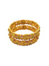 Micro Gold Plated Set of 2 Multi Colour Stone Bangles