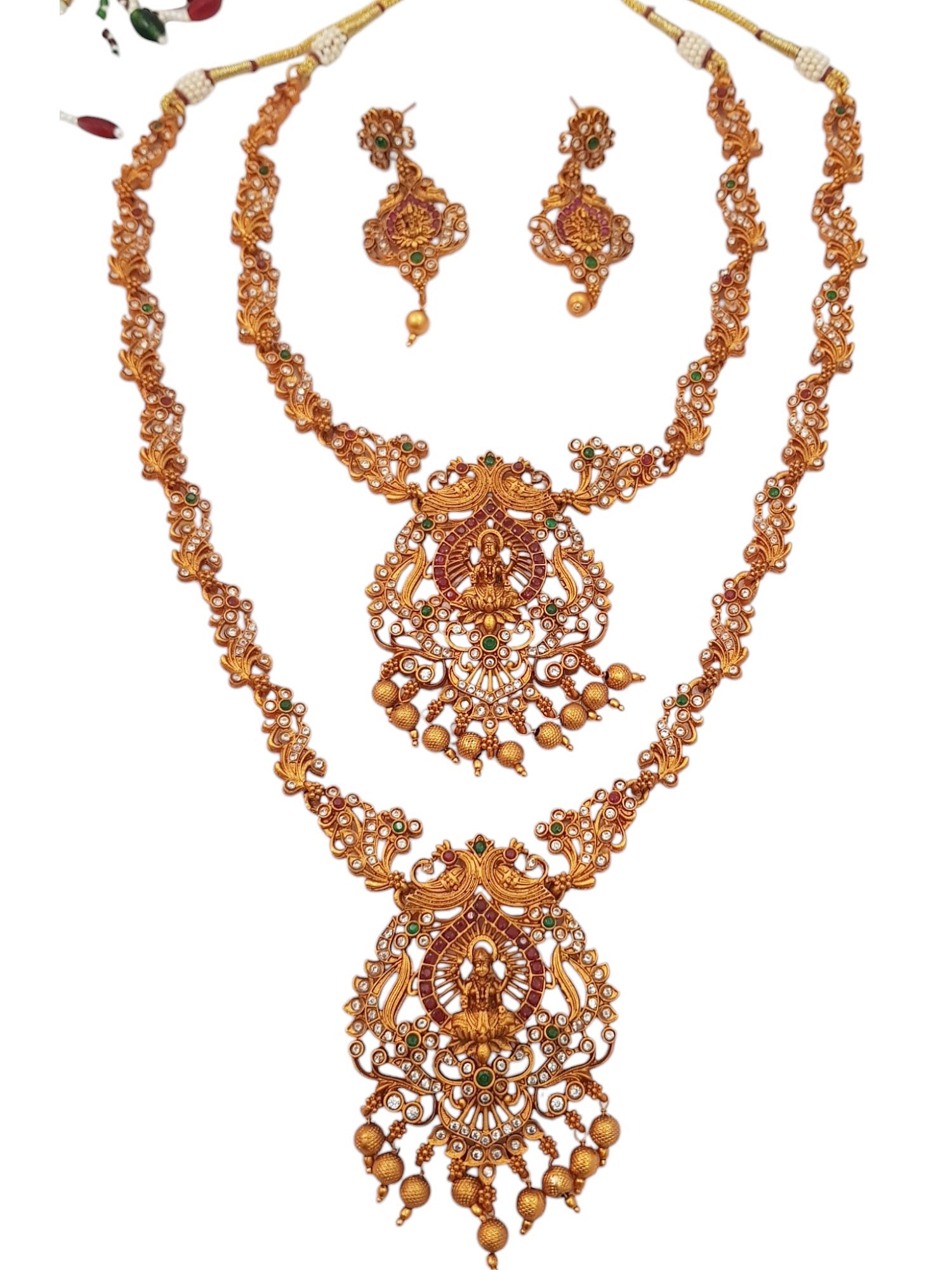 Gold Plated Laxmi Combo Set Trending desing