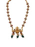 Premium Gold plated Trending Laxmi designs Short AD/zercon necklace set