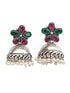 Silver Plated oxidised Earrings Jhumka