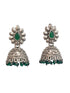 Silver Plated oxidised Earrings Jhumka