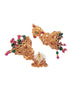Gold plated Classic AD Jhumka Earrings