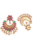 Gold Plated AD Stone Jhumka earrings