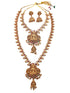 Antique Premium Gold finish Laxmi necklace Combo set