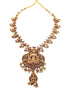 Antique Premium Gold finish Laxmi necklace Combo set